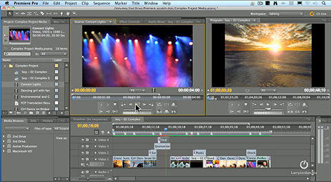 An FCP 7 project in Premiere.