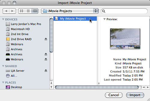 how to edit on imovie 10.0.8