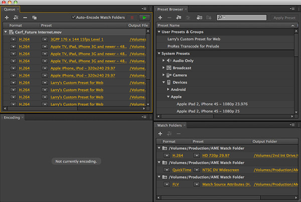 Adobe Media Encoder Cs6