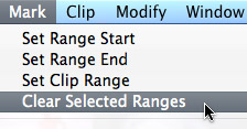 Clear Selected Ranges