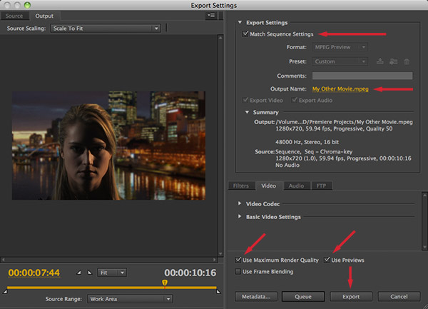 how to compress video files on premiere pro