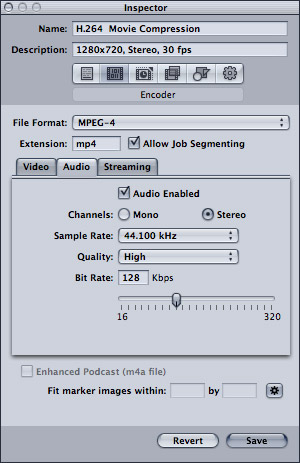 compress video files on mac without losing quality h.264 for archiving