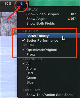 final cut pro x optimized media or proxy