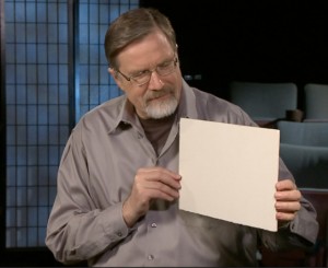 Larry Jordan Explaining Final Cut Pro Training Step-By-Step With Paper