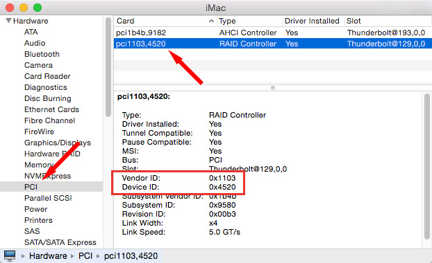 raid controller software for mac