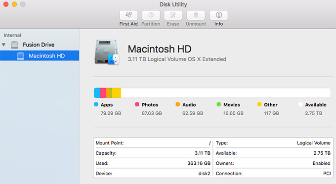 El capitan bootable disk