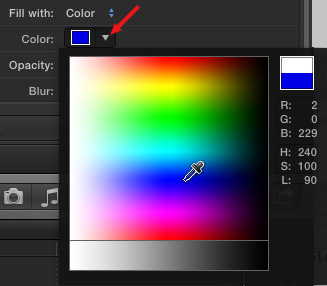 color finale pro color picker