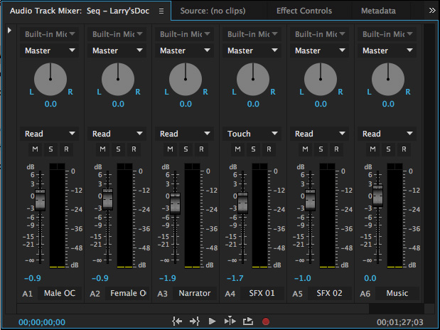 Audio Mixing Adobe Audition