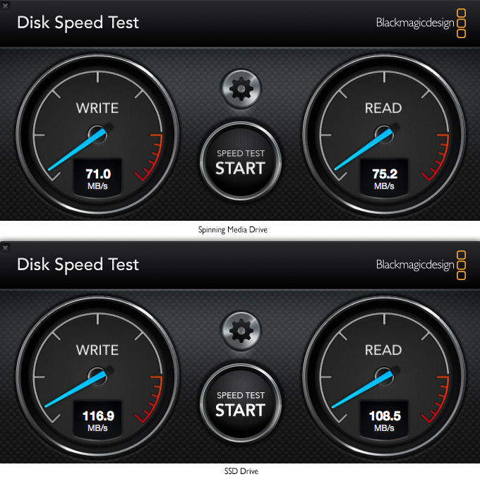 Blackmagic speed test