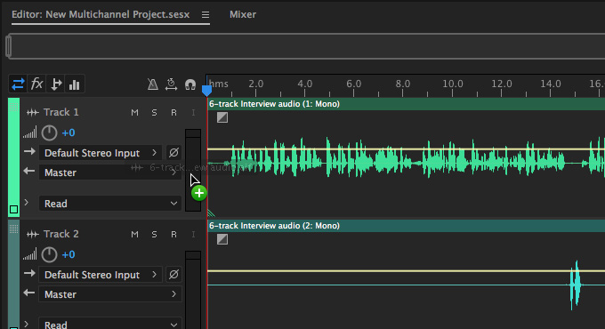 record in multitrack adobe audition