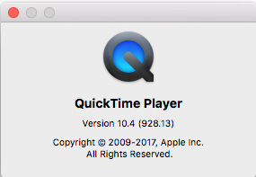 quicktime pro for mac high sierra