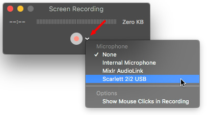 quicktime player for mac record