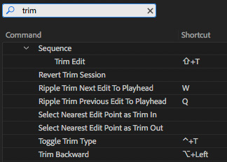 Crea shortcuts de teclado personalizados para Premiere Pro CC