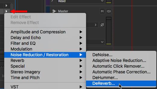 how to remove echo from audio in audition