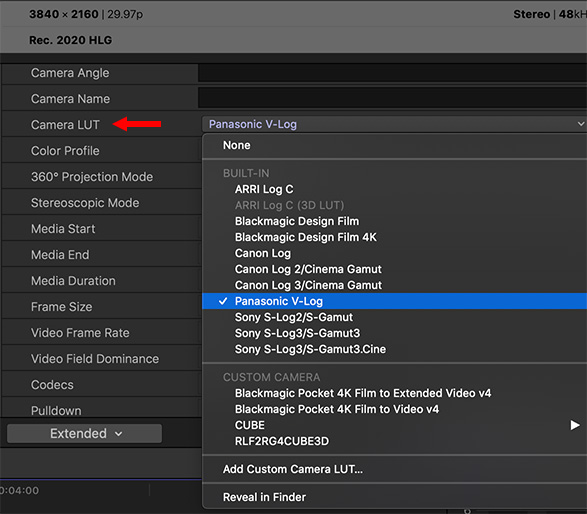 3d luts for final cut pro x