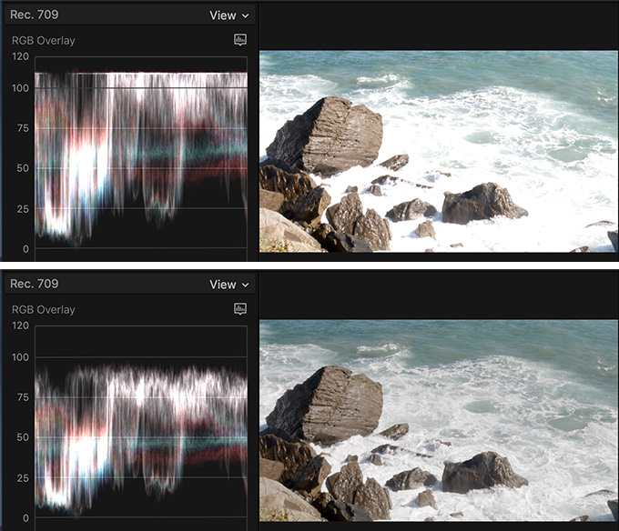 final cut pro x 10.3.4 not reading color changes in redcine