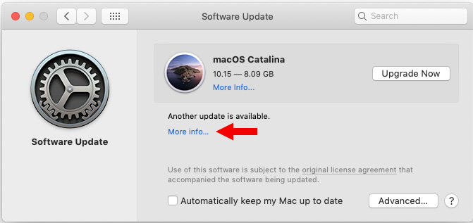 macbook software update 2019